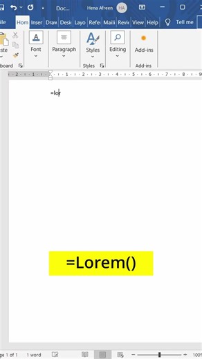 Stop Typing! Paragraph Ready in 1 Second 🤯 #word #shorts #hacks #tutorial