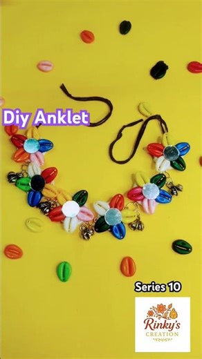 DIY Navratri Anklet | Easy Handmade Paya|Jewelry Making at Home #shorts #ytshorts #diy