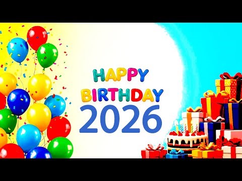 Happy Birthday 2026 🎂🎶 Official Birthday Song