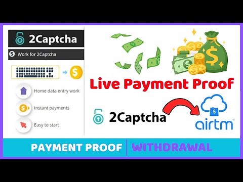 How to Withdraw Money from 2Captcha to AirTM | Payment Proof | Live Withdrawal | Earn Money online