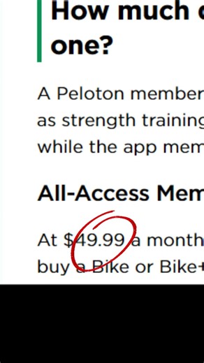 Save $$$! You don't need a subscription! YouTube is free! #ifit #peloton #cycling #workout #shorts