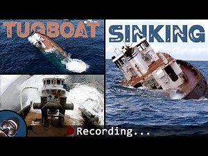 Tugboat Sinking Caught on Multiple Cameras