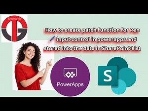 How to use Patch function for Pen input control in power apps