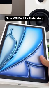 Meet the new M3 iPad Air together with the updated Magic Keyboard! The new M3 iPad Air is more or less a spec bump compared to the iPad Air with M2 introduced in 2024! Colors are the same, sizes are the same (11-inch & 13-inch) and price is the same ($599 for the 11-inch model and $799 for the 13-inch model). The M3 is around 15% faster than M2. The updated Magic keyboard now has a larger trackpad, an additional row of 14 function keys and charges via USB-C! What are your thoughts on the new iPa