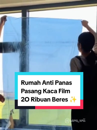 Rumah adem dan privasi jadi aman semenjak pasang ini 🥰👍🏻 #kacafilm #sunblock #jendela #keperluanrumah
