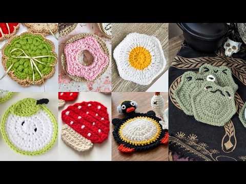 Easy & Stylish Coaster Designs//Easy & Stylish Crochet Coaster Designs