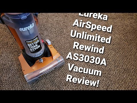 Eureka AirSpeed Unlimited Rewind In-Depth Vacuum Review (AS3030A)