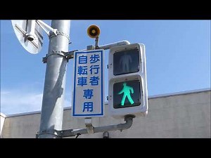 滋賀県で点滅音の鳴る音響式信号（彦根市）