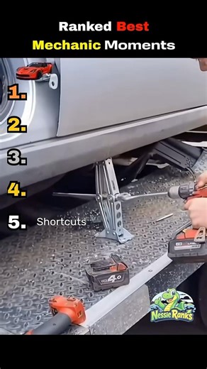 Ranking Top 5 Mechanic Moments #funny #mechanicfails #mechanic