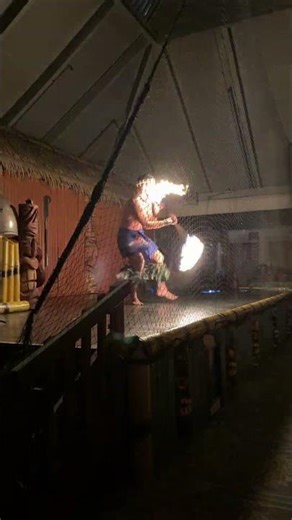 Fire Warrior's EPIC Flaming Stick Performance Lights Up the Stage! #shorts