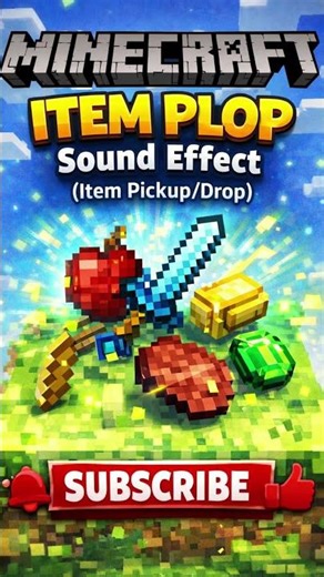 Minecraft Item Plop Sound Effect | Item Pickup / Drop SFX