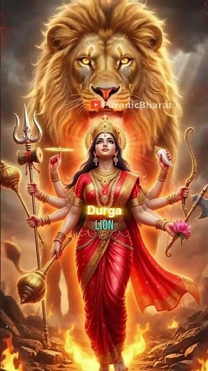 Hindu Gods and Their Divine Animals 🕉️🐂🦁 #sanatan #hindu #god