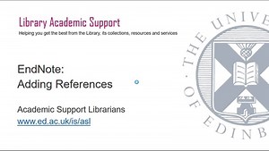 Adding references to EndNote (June 2021)
