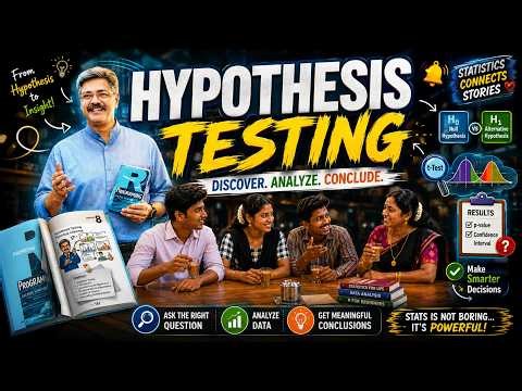 Hypothesis Testing | R Programming | Anniyappa Publications | Dr. C.V. Suresh Babu