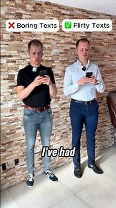 Boring Texts VS Flirty Texts