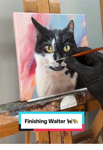 Final Part of Walter's Pet Portrait Painting