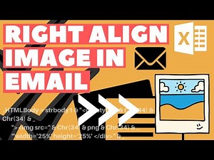 Excel VBA Macro: Right Align Image in Email Body (and Resize)