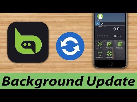 Bryton App | HOW TO Perform Background Update