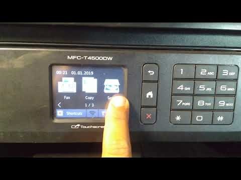 Printer Brother MFC-T4500DW Error Ink absorber Pad Full . Reset