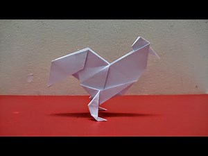 Origami Rooster Tutorial