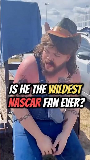Is He The Wildest NASCAR Fan Ever? #comedy #eloypezedits #funny