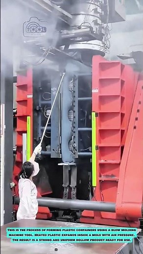 Industrial Blow Molding Tool shapes plastic with heat and air pressure