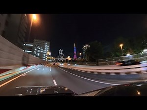 【8K 360°】首都高C1外回り｜東京ナイトドライブ 360°