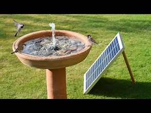 DIY Solar Fountain for Garden | Birds Bath Fountain
