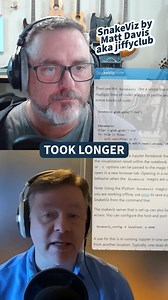 3.2K views · 28 reactions | Snakeviz: a visualizer tool for profile data by Matt Davis Listen to the full episode at https://realpython.com/podcasts/rpp/267 or on your preferred podcast client. Happy Pythoning! | Real Python | Facebook