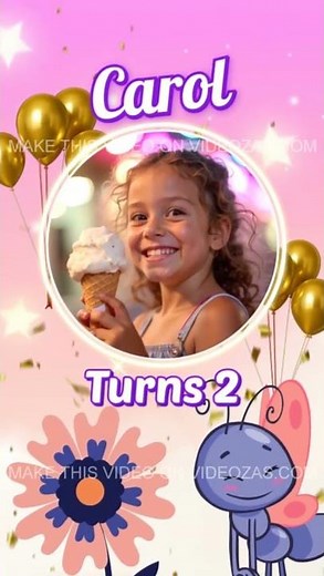 ► Create LIL BUTTERFLY LOTTIE DOTTIE CHICKEN INVITATION with your Photo | DIGITAL | WHATSAPP