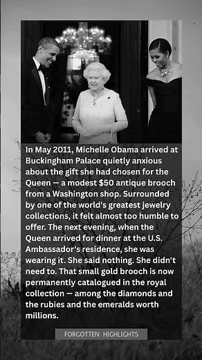 The Queen Could Have Worn Any Diamond in the Palace — She Chose Michelle Obama's $50 Brooch Instead