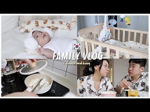 A DAY AS A NEW MOM 🤱🏻 baby vlog + dinner mukbang (INDO SUBS) | Erna Limdaugh