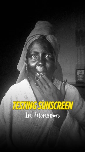 Kajal Som | Content Creator | India | So I did this small testing and it was surprising and you will be too I tested this sunscreen under Rain literally and it still worked 🥹😧... | Instagram