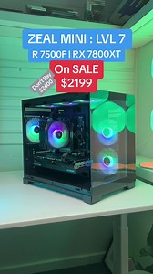 🚀 Experience cinematic gaming with ZEAL MINI: LVL 7 Radeon for $2,199. Perfect for 1440p gaming, it features AMD Ryzen 5 7500F and Radeon 7800XT. It's READY to dispatch the next day! Ideal for titles like Avatar: Frontiers of Pandora, Baldur's Gate 3, and Call of Duty: Modern Warfare III. Compact yet powerful, it's designed for breathtaking visuals and smooth performance in the most immersive games without breaking the bank! Elevate your gaming to new dimensions. https://www.aftershockpc.com.au