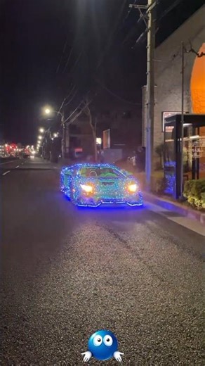 Insane LED Lamborghini Aventador 🤯 The Brightest Supercar Ever! #shorts