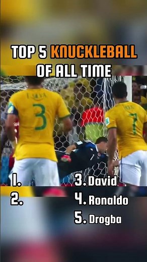 Top 5 Knuckleballs That DEFIED Physics⚽️💨