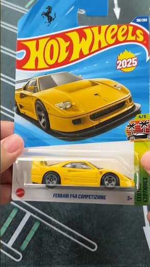 FINALLY got one Yellow Ferrari F40 Competizione HW EXOTICS