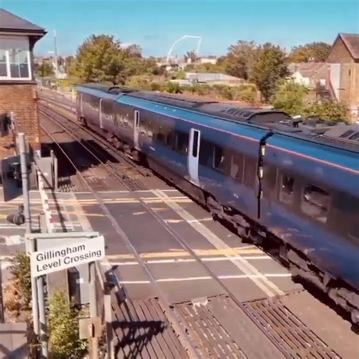 Class 395 Train Southeastern at Gillingham Crossing