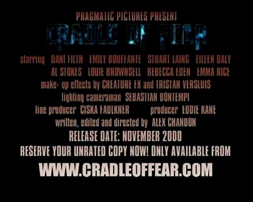 Cradle Of Fear - Trailer