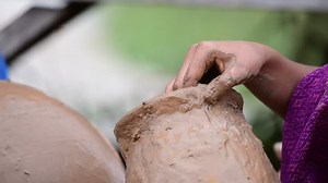 Process Creating Pottery By Hand Stock Footage Video (100% Royalty-free) 1014545357 | Shutterstock