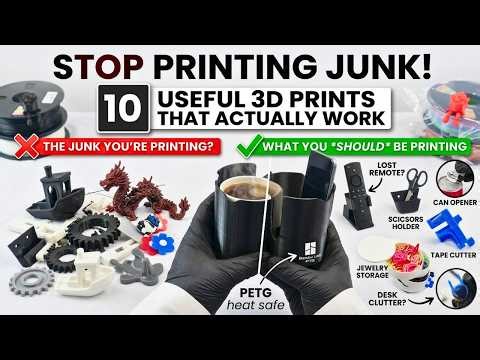 Stop Printing Junk! 10 Useful 3D Prints That Actually Work