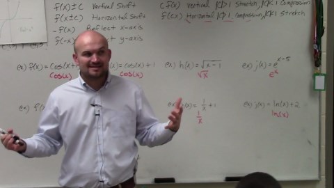 Learn how to identify horizontal and vertical shifts of multiple functions