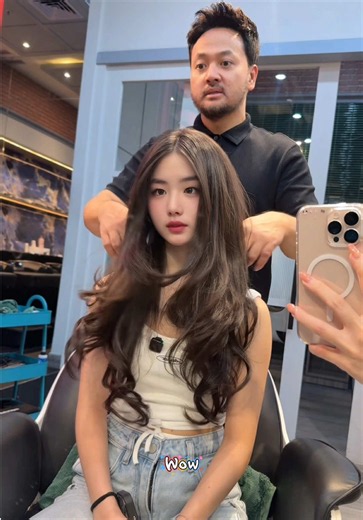 Waktunya chrystal gunting rambut #chrystalxavierawinjaya #tata #fyp #hairstyle