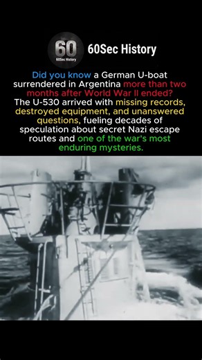 The U-Boat That Arrived After the War Ended #shorts