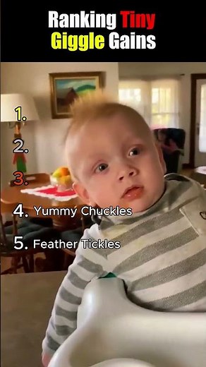 🥹🤣 Ranking Tiny Giggle Gains Ever! 😂 || #cutegiggles #funnyshorts ‪@RankMinty‬