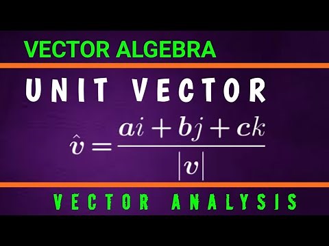 Unit Vector | #unitvector #vectoralgebra #vectoranalysis #vectors