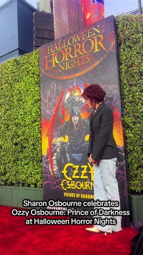Ozzy Osbourne: Prince of Darkness haunted house now open at @Universal Studios Hollywood #ozzyosbourne #halloweenhorrornights #universalstudios #sharonosbourne #fyp