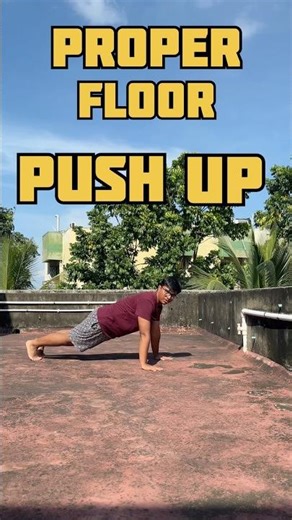Showing you how to do a proper push up