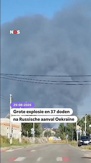 Grote explosie en 37 doden na Russische aanval Oekraïne