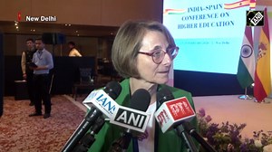 President of CRUE Spanish Universities Eva Alcón praises India-Spain conference on higher education